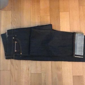 Men’s Uniqlo Selvedge Denim  Straight Cut